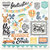 My Minds Eye - Jubilee Collection - Tangerine - 12 x 12 Chipboard Stickers - Elements - Fantastic