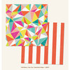 My Minds Eye - Jubilee Collection - Wild Berry - 12 x 12 Double Sided Paper - Hey You Geometric