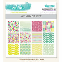 My Mind's Eye - Jubilee Collection - Sherbet - 6 x 6 Paper Pad