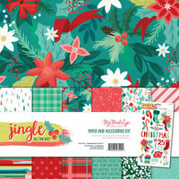My Minds Eye - Jingle All the Way Collection - Christmas - 12 x 12 Collection Pack