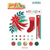 My Minds Eye - Jingle All the Way Collection - Christmas - Decorative Brads