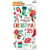 My Minds Eye - Jingle All the Way Collection - Christmas - Cardstock Stickers