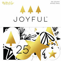 My Minds Eye - Joyful Collection - Christmas - Mixed Bag with Foil Accents