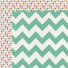 My Mind's Eye - Kate and Co Collection - Cambridge Court - 12 x 12 Double Sided Paper - Chevron