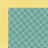 My Mind's Eye - Kate and Co Collection - Oxford Lane - 12 x 12 Double Sided Paper - Tartan