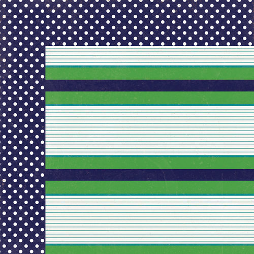 My Mind's Eye - Kate and Co Collection - Oxford Lane - 12 x 12 Double Sided Paper - Triples