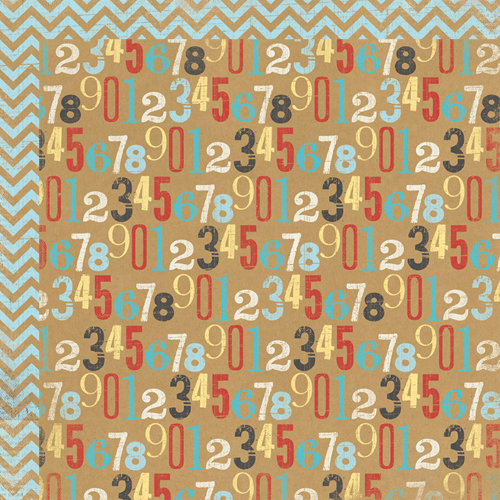 My Mind's Eye - Kraft Funday Collection - Happy Days - 12 x 12 Double Sided Kraft Paper - Countdown