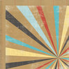 My Mind's Eye - Kraft Funday Collection - Happy Days - 12 x 12 Double Sided Kraft Paper - Ferris Wheel