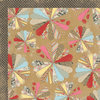My Mind's Eye - Kraft Funday Collection - Happy Days - 12 x 12 Double Sided Kraft Paper - Patchwork Party