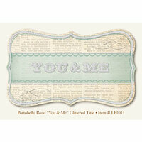 My Mind's Eye - Portobello Road Collection - Glittered Title - You and Me, CLEARANCE