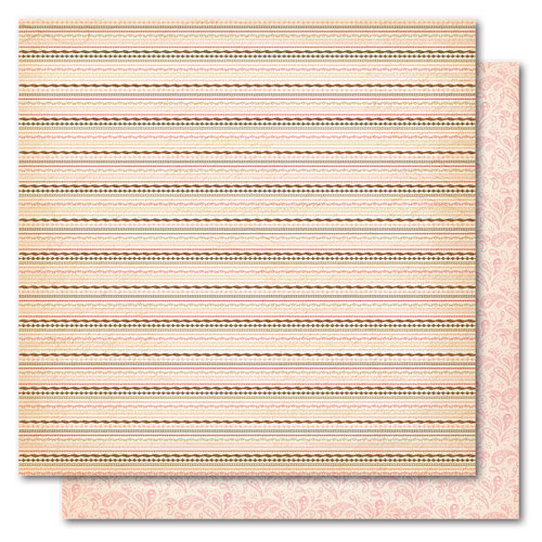 My Mind's Eye - Madison Avenue Collection - 12 x 12 Double Sided Glitter Paper - Sisters Lace, CLEARANCE