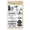 My Mind's Eye - Union Square Collection - Clear Acrylic Stamps - Perfect, CLEARANCE