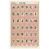 My Mind's Eye - Union Square Collection - Glitter Cardstock Stickers - Alphabet - Moments, CLEARANCE