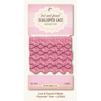 My Mind's Eye - Lost and Found 2 Collection - Blush - Trim - Favorite - Scalloped Lace