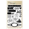 My Mind's Eye - Lost and Found 2 Collection - Breeze - Clear Acrylic Stamps - Dream