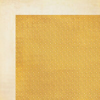 My Mind's Eye - Lost and Found 3 Collection - Oliver - 12 x 12 Double Sided Paper - Yellow Honey