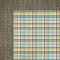 My Mind's Eye - Lost and Found 3 Collection - Oliver - 12 x 12 Double Sided Paper - Multi Plaid