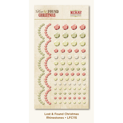 My Mind's Eye - Lost and Found Collection - Christmas - Bling - Rhinestones - Merry