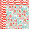 My Mind's Eye - Lucky in Love Collection - 12 x 12 Double Sided Paper - Along For The Ride