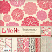 My Mind's Eye - Love Me Collection - 12 x 12 Paper Kit