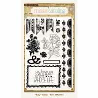 My Mind's Eye - Miss Caroline Collection - Howdy Doody - Clear Acrylic Stamps - Baby