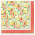My Mind&#039;s Eye - Miss Caroline Collection - Howdy Doody - 12 x 12 Double Sided Paper - Beautiful Roses