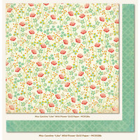 My Mind's Eye - Miss Caroline Collection - Howdy Doody - 12 x 12 Double Sided Paper - Like Wild Flower