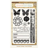 My Mind's Eye - Miss Caroline Collection - Dolled Up - Clear Acrylic Stamps - Favorite