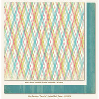 My Mind's Eye - Miss Caroline Collection - Dolled Up - 12 x 12 Double Sided Paper - Favorite Madras