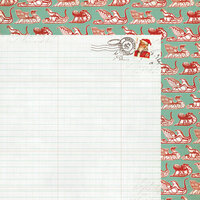 My Mind's Eye - Mistletoe Magic Collection - Christmas - 12 x 12 Double Sided Paper - Ledger