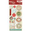 My Mind's Eye - Mistletoe Magic Collection - Christmas - Decorative Buttons
