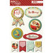 My Mind's Eye - Mistletoe Magic Collection - Christmas - 3 Dimensional Stickers