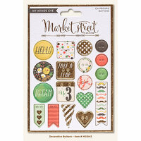 My Minds Eye - Market Street Collection - Nob Hill - Decorative Buttons