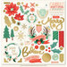 My Mind's Eye - Christmas on Market Street Collection - 12 x 12 Chipboard Stickers - Elements