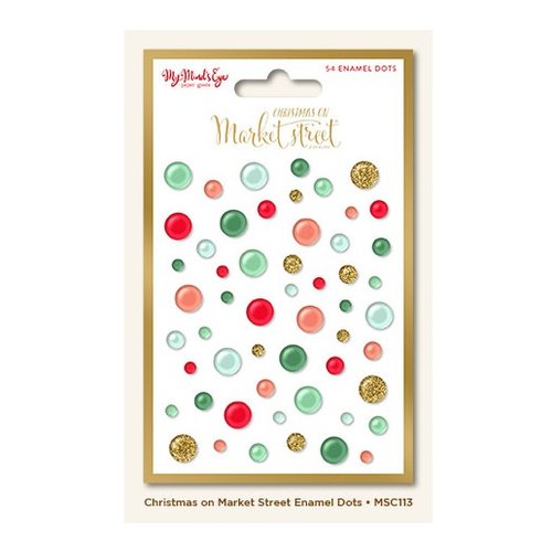 My Minds Eye - Christmas on Market Street Collection - Enamel Dots