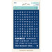 My Minds Eye - Necessities Collection - Blues - Cardstock Stickers - Tiny Alphabets and Words