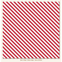 My Minds Eye - Necessities Collection - Reds - 12 x 12 Vellum Paper - Stripe