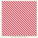 My Minds Eye - Necessities Collection - Reds - 12 x 12 Vellum Paper - Stripe