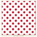 My Minds Eye - Necessities Collection - Reds - 12 x 12 Paper - Dot