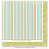 My Mind's Eye - On The Bright Side Collection - Two - 12 x 12 Double Sided Paper - Stripe