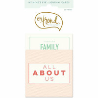 My Minds Eye - On Trend Collection - Cool - Journal Cards