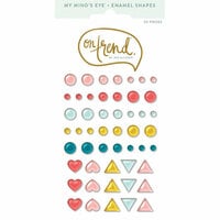 My Mind's Eye - On Trend Collection - Party - Enamel Shapes
