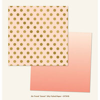My Mind's Eye - On Trend Collection - Sweet - 12 x 12 Double Sided Paper with Foil Accents - Silly
