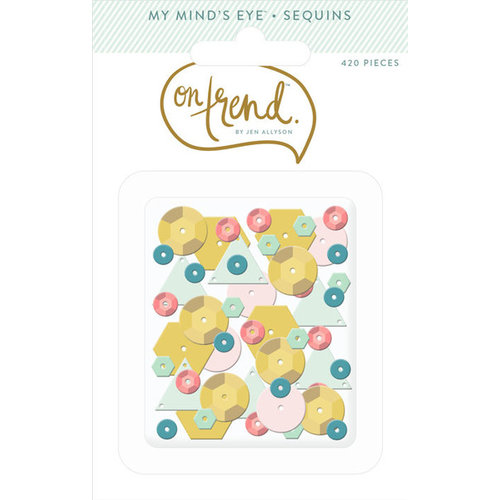 My Mind's Eye - On Trend Collection - Happy - Sequins