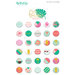 My Minds Eye - Palm Beach Collection - Puffy Stickers