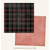 My Mind's Eye - Sleigh Bells Ring Collection - Christmas - 12 x 12 Double Sided Paper - Christmas Tartan