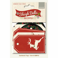 My Mind's Eye - Sleigh Bells Ring Collection - Christmas - Decorative Tags