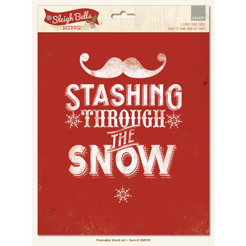 My Mind's Eye - Sleigh Bells Ring Collection - Christmas - 8 x 10 Word Art Pack