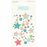 My Minds Eye - Sugar Plum Collection - Christmas - Enamel Shapes