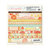 My Mind&#039;s Eye - The Sweetest Thing Collection - Tangerine - 6 x 6 Paper Pad